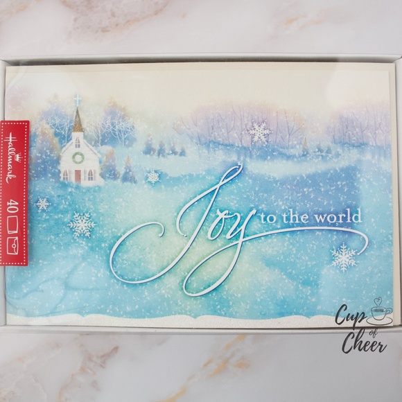 ✨2/$30 🎄Hallmark 'Joy to the World' 40 Card Set - Picture 2 of 4